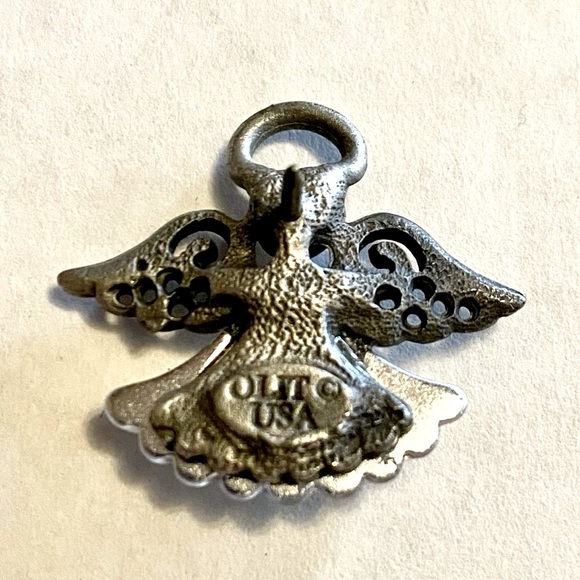Vintage Olit USA Angel brooch pin - Picture 2 of 2